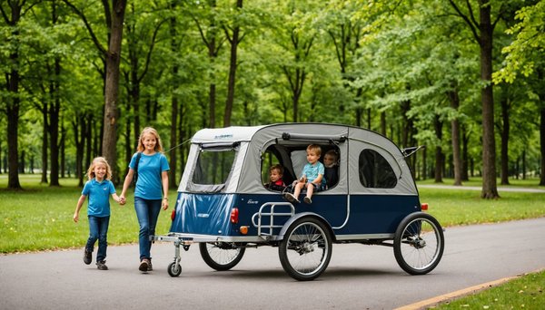 Les remorques pour enfants : sécurité et confort